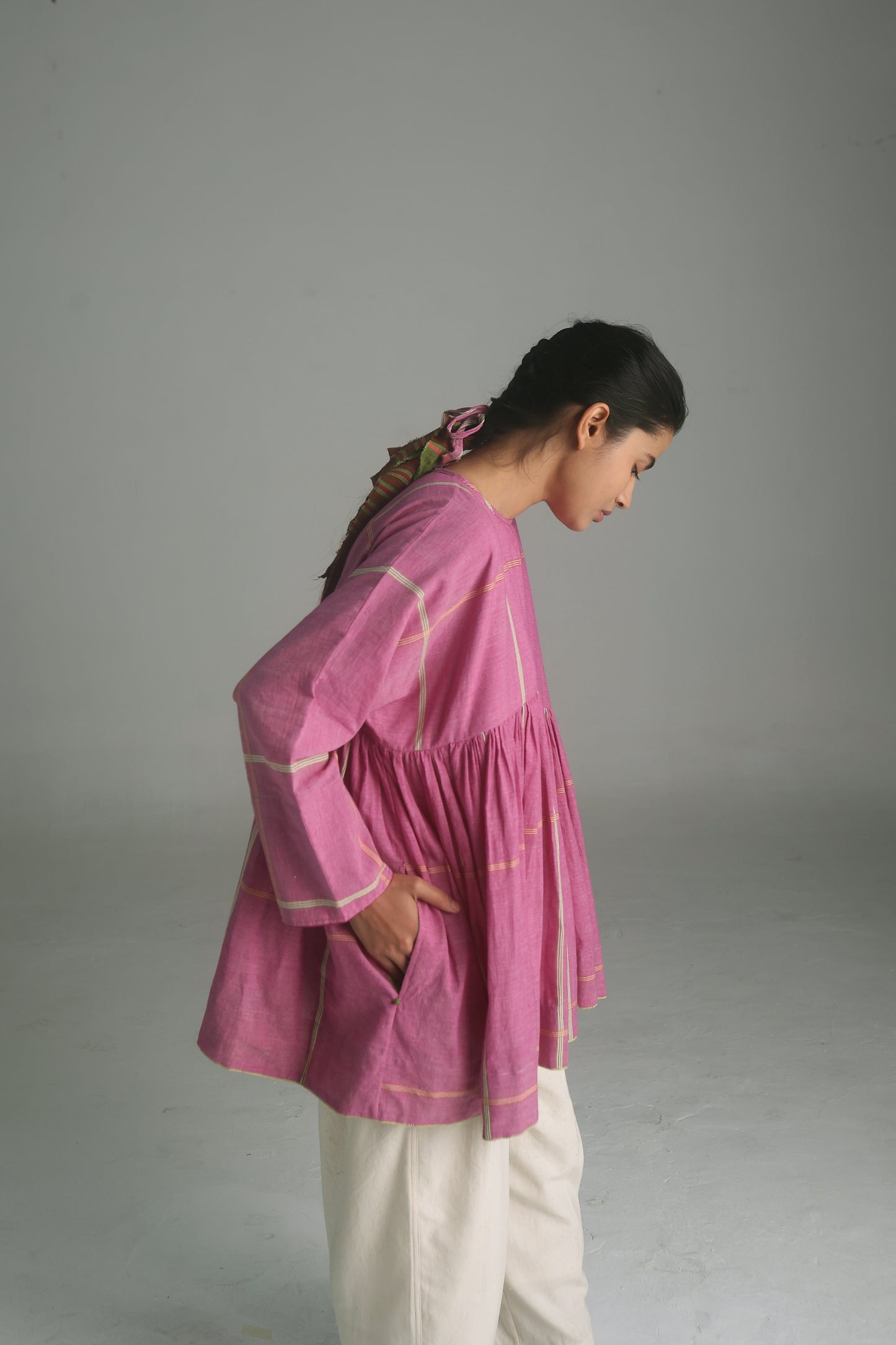 Rumal checks Top (Pink)