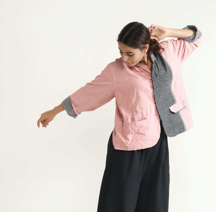 Ghingham Button-up Blazer