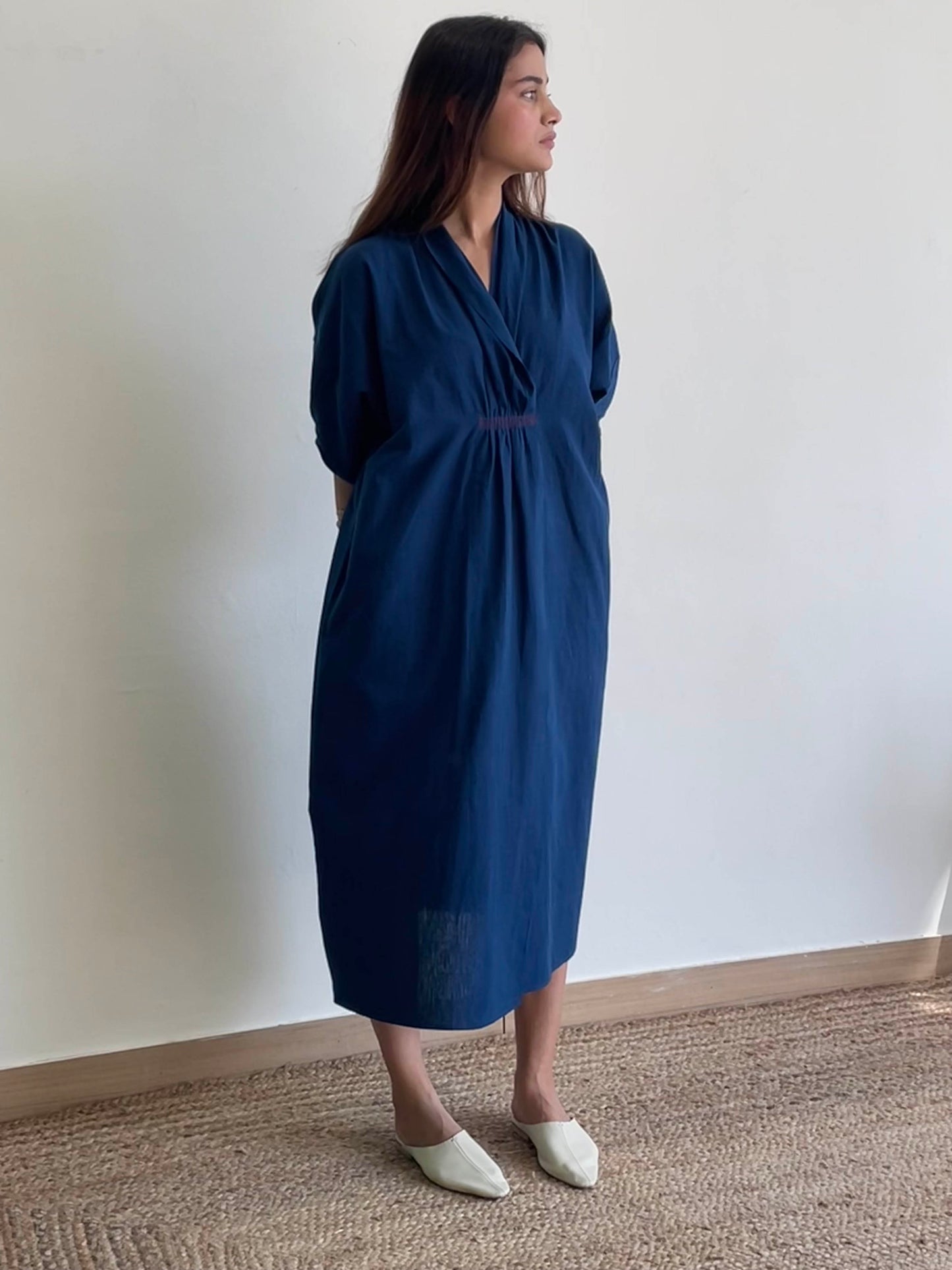 Sakura Kaftan Indigo