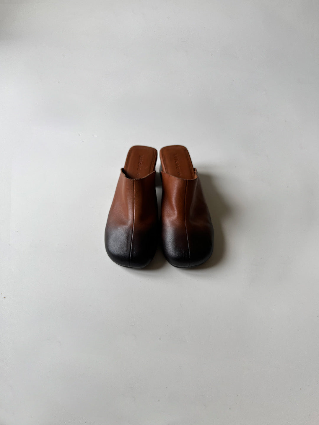 MULE WOMEN HEEL - TWO TONE