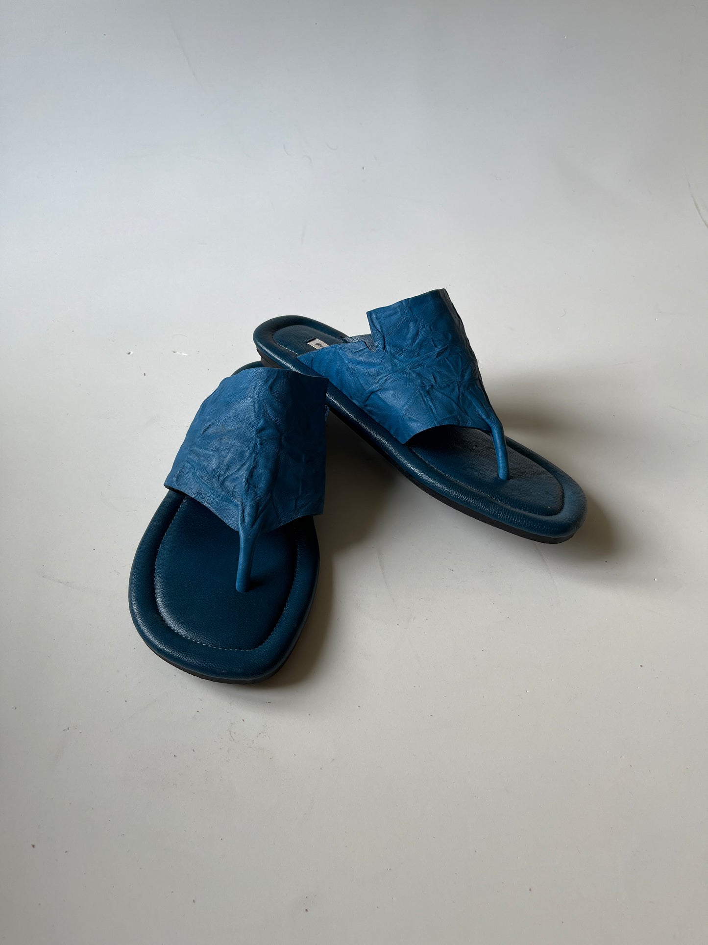 SCULPT stack Flats - BLUE, BLACK