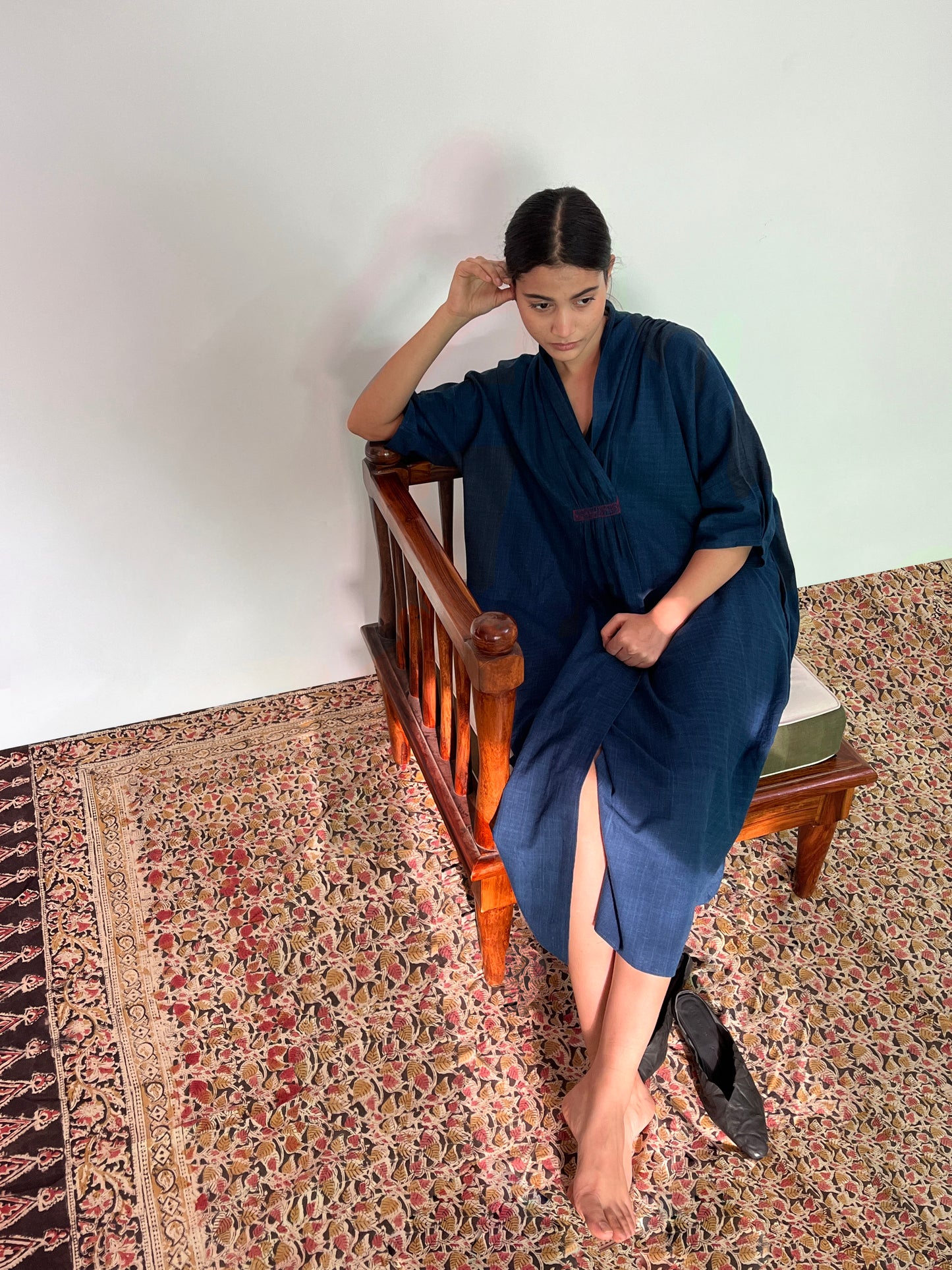 Sakura Kaftan Indigo