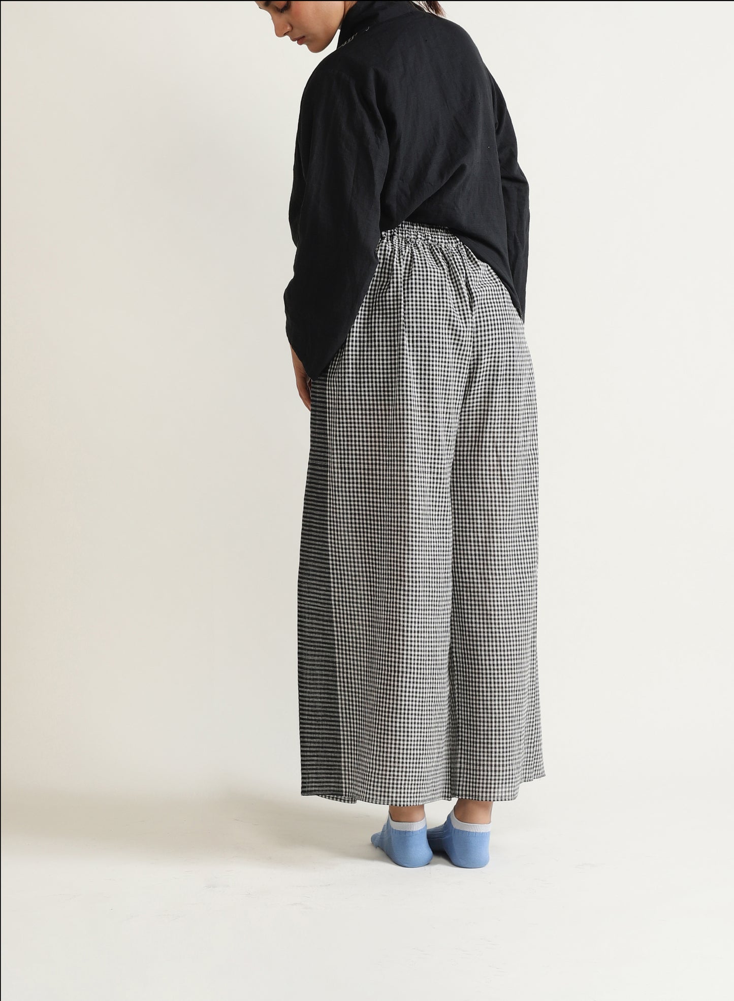 Gingham Travel Pants