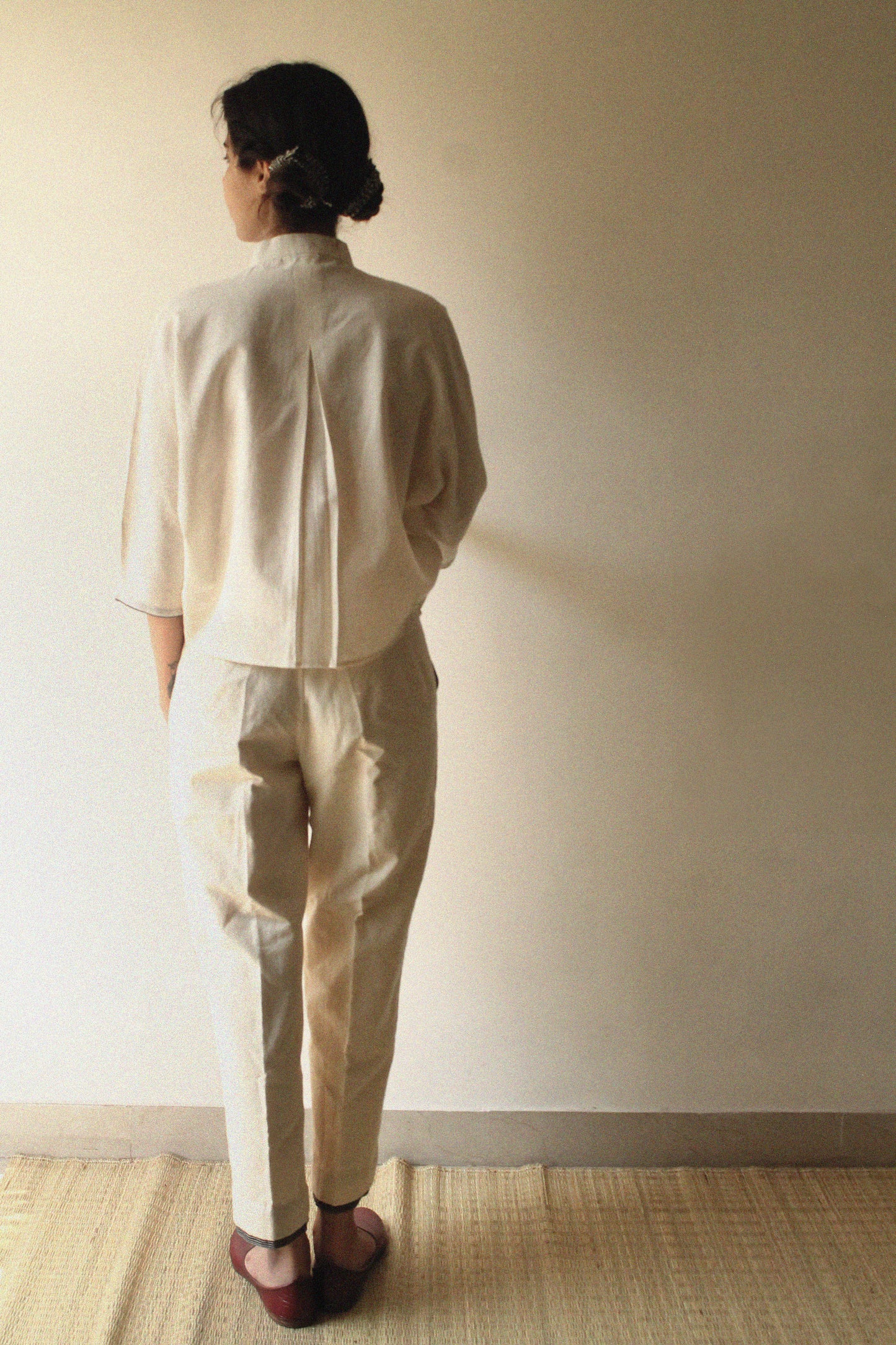 Covered Placket Box Fit Shirt with Oversize pockets