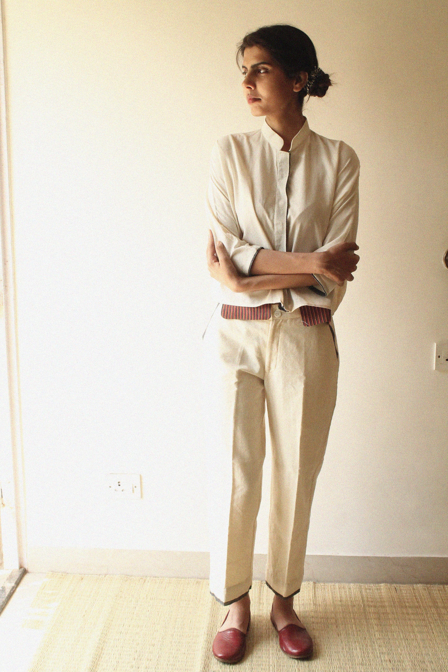 Covered Placket Box Fit Shirt with Oversize pockets