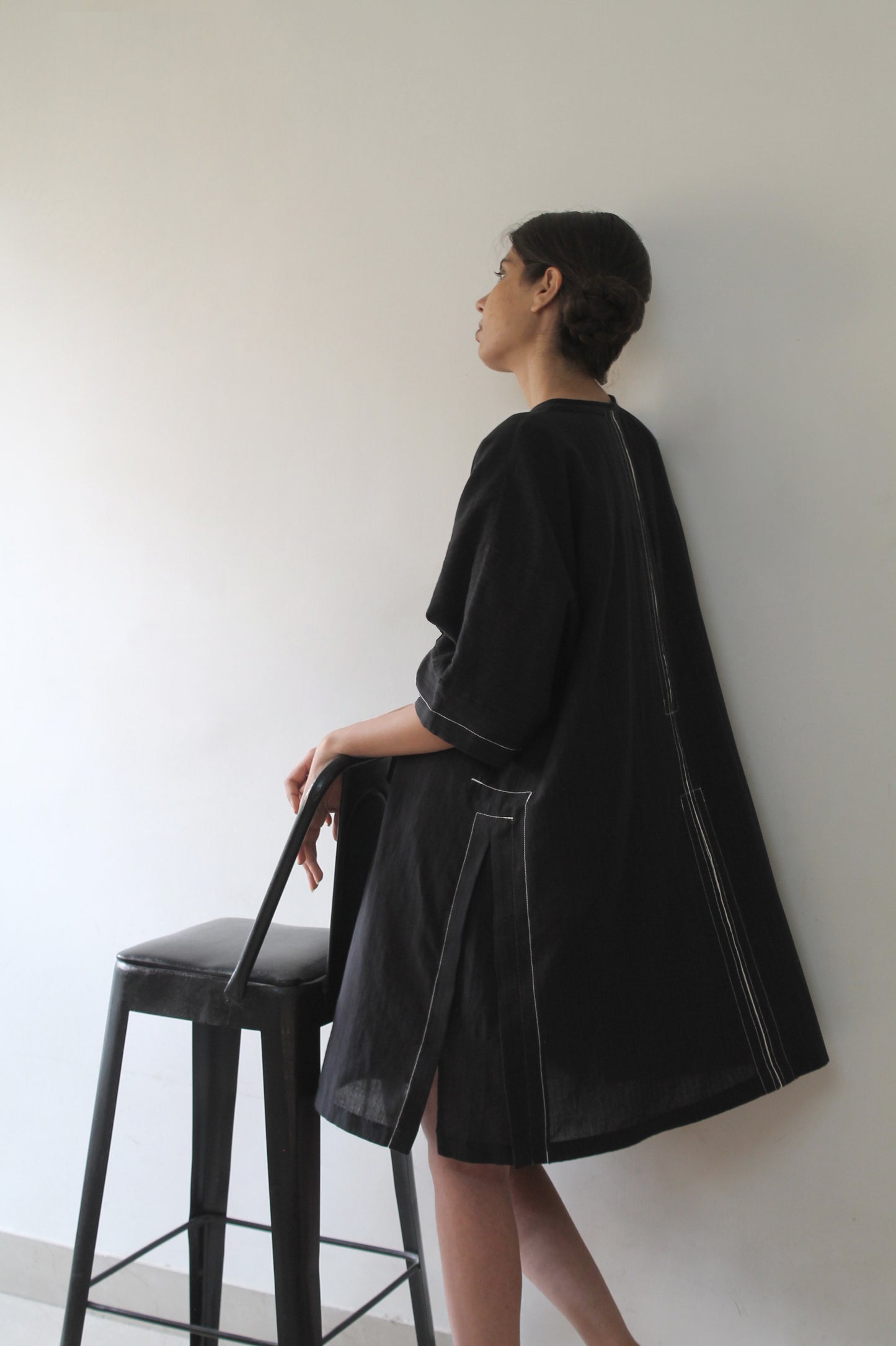 Vintage Black wrap Dress