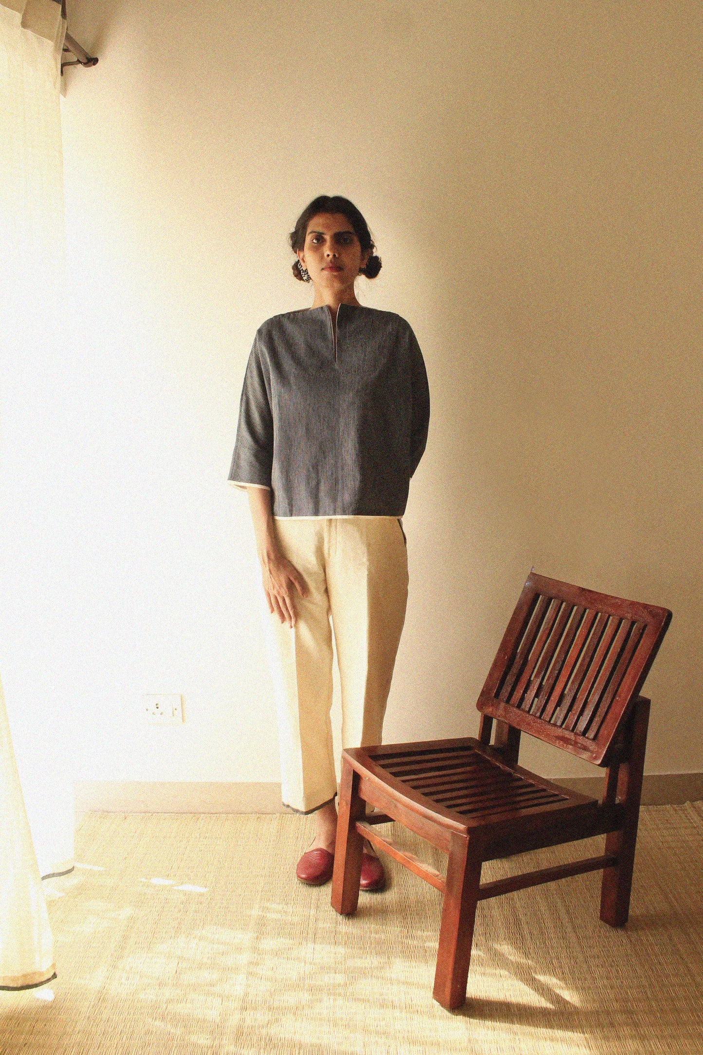 Neck Slit Top