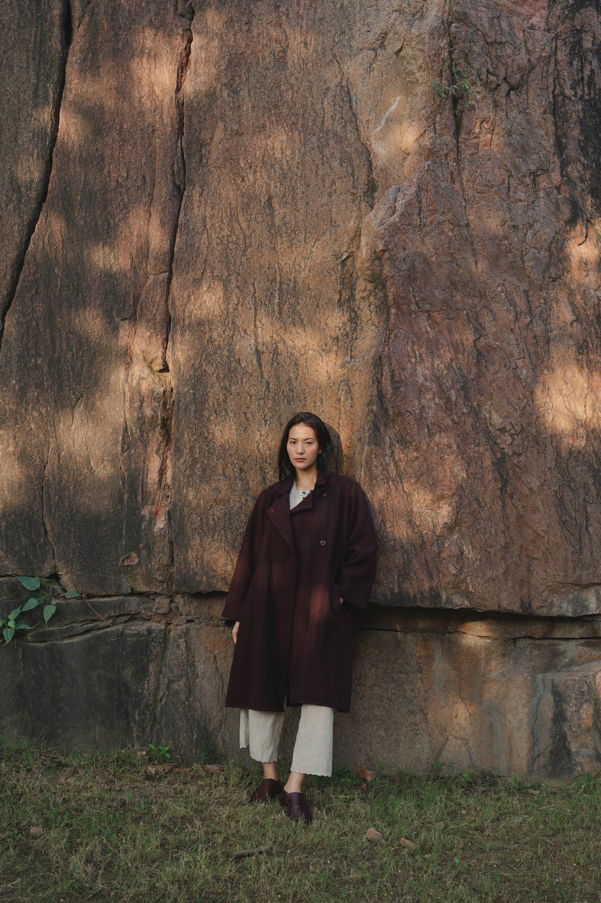 GARNET WOOL JACKET