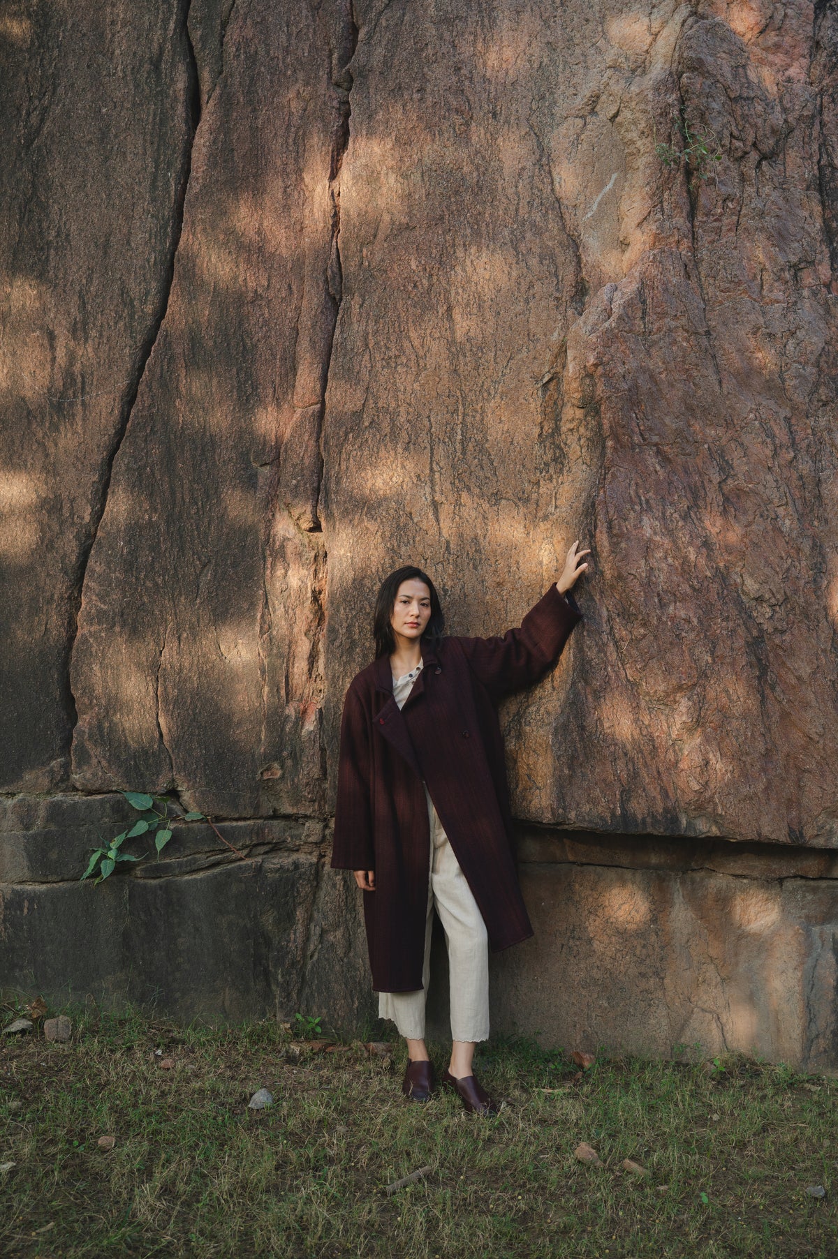 GARNET WOOL JACKET