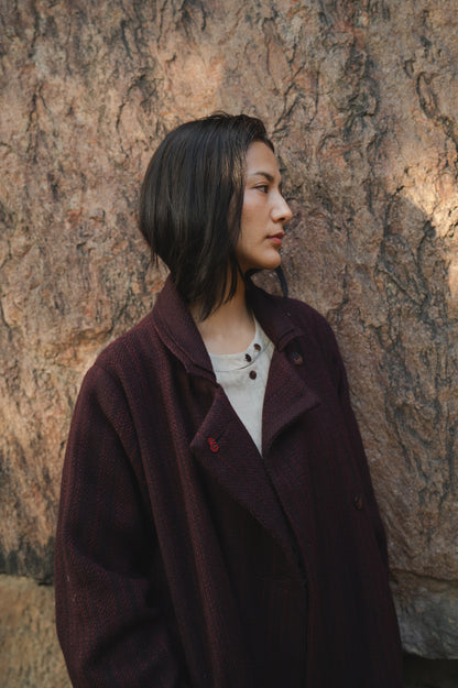 GARNET WOOL JACKET
