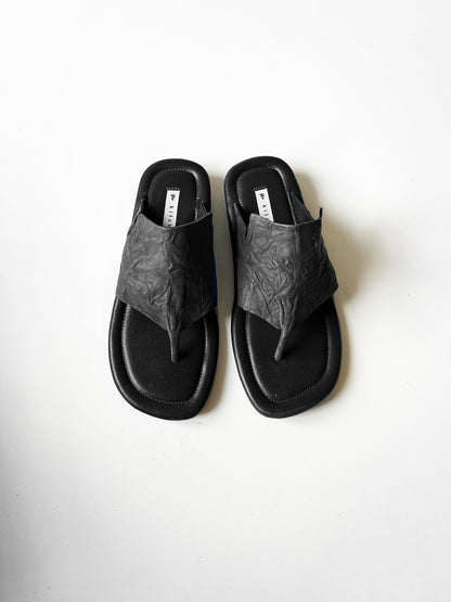 SCULPT stack Flats - BLUE, BLACK