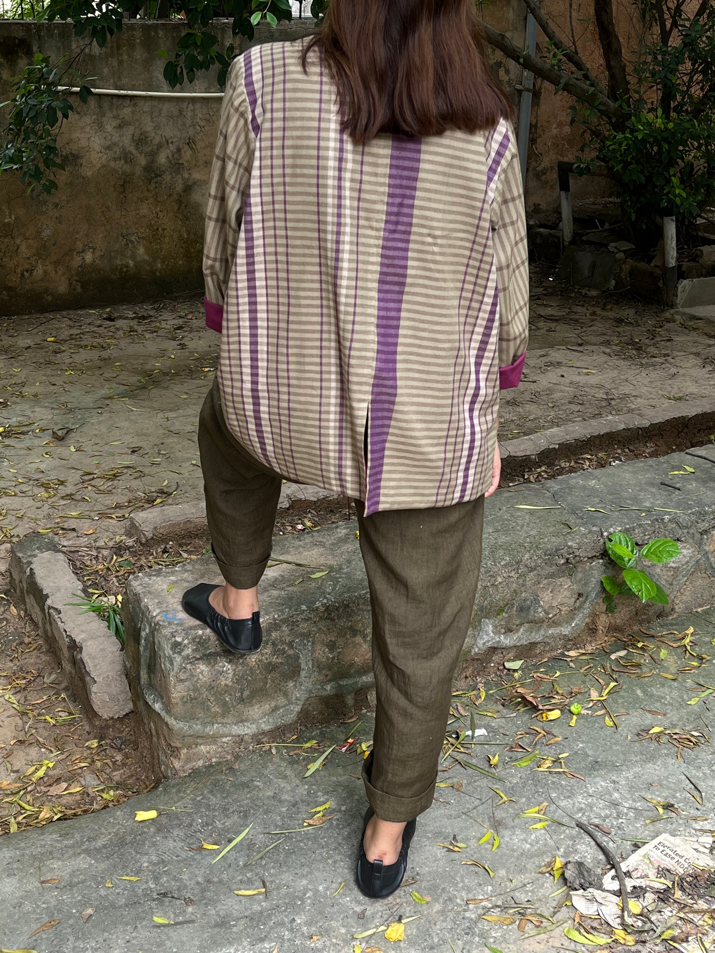 Olive Linen Pants