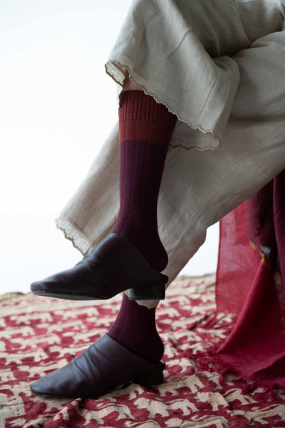 LINEN SCALLOP PANTS