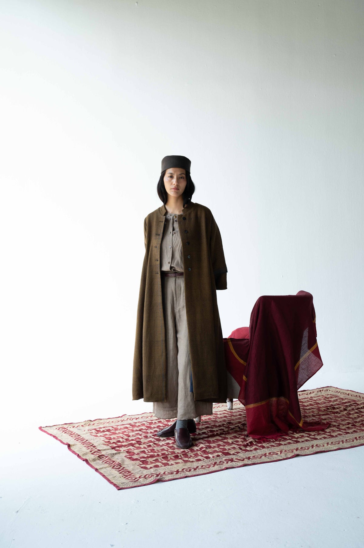 JAMA COAT (MUSTARD)