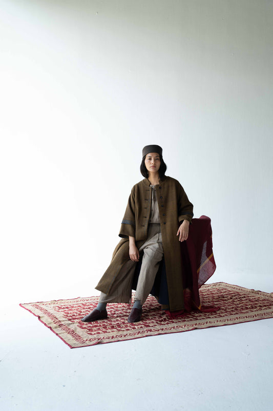 JAMA COAT (MUSTARD)
