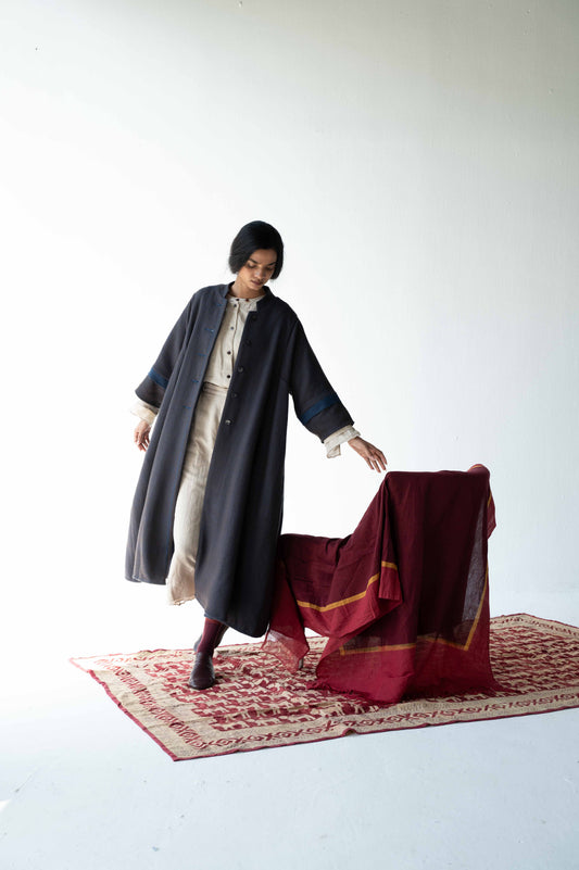 JAMA COAT (MIDNIGHT BLUE)