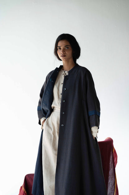 JAMA COAT (MIDNIGHT BLUE)