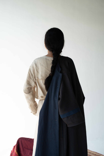 JAMA COAT (MIDNIGHT BLUE)