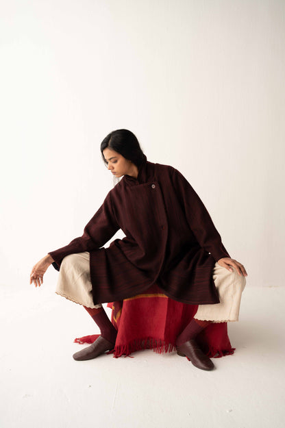 GARNET WOOL JACKET