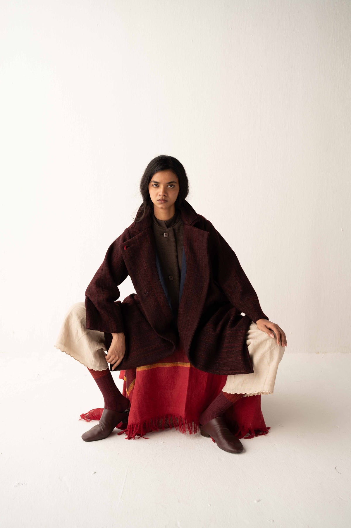 GARNET WOOL JACKET