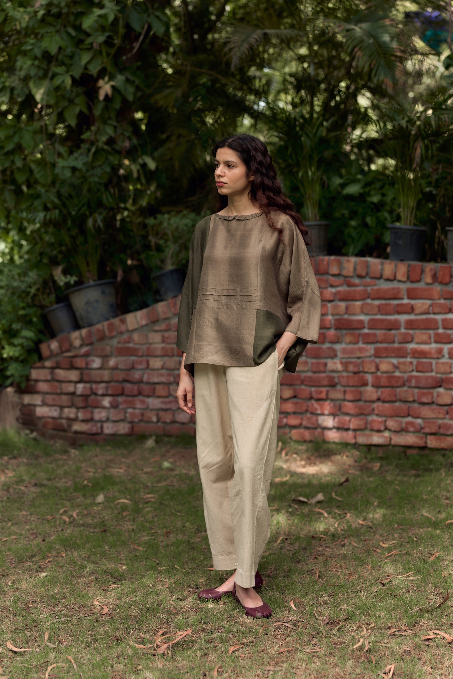 Summer Pants in wheat