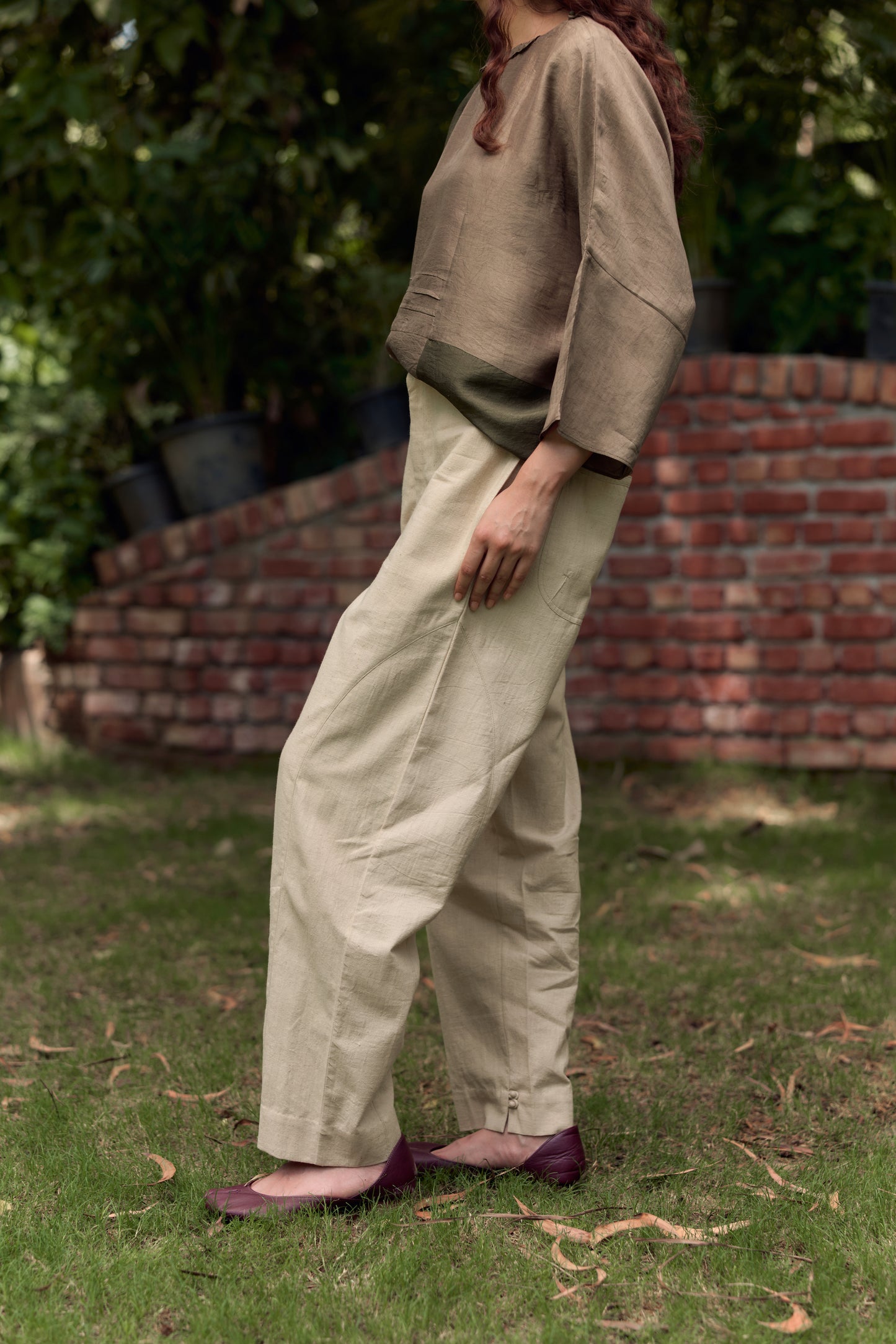 Summer Pants in wheat