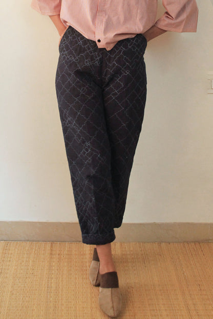 Midnight Quilted Pants
