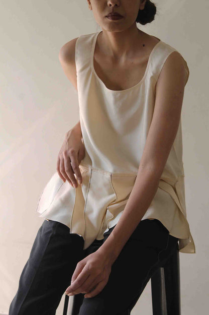 White chemise top