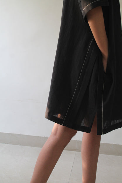 Vintage Black wrap Dress